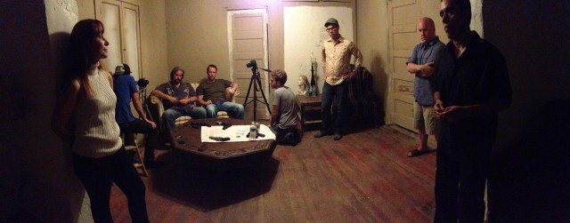 Men Film Production Filming