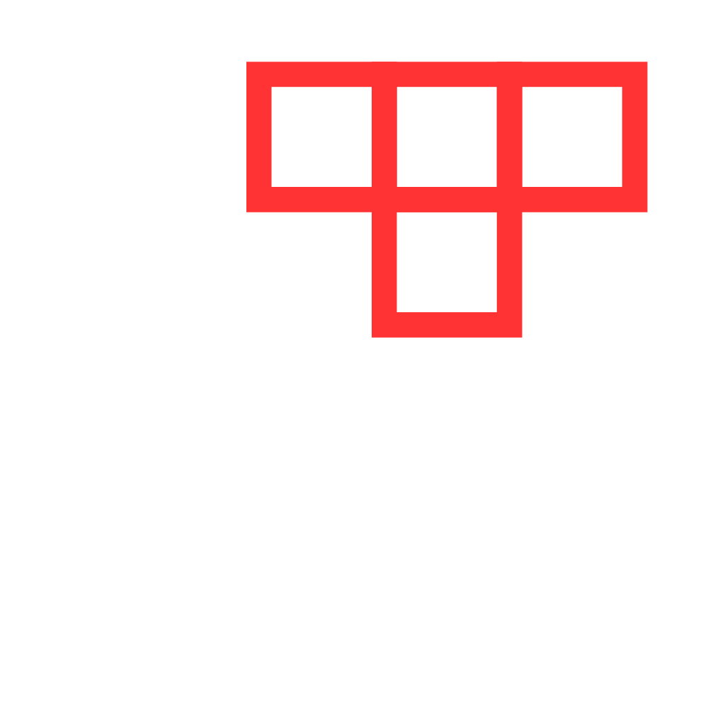 Image symbolizing customized solutions with tetris bricks coming together, representing the services of 5J Media